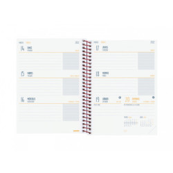 AGENDA ESCOLAR FINOCAM21 COOL 1/8 SV 21-22 ROJO+ 645000222