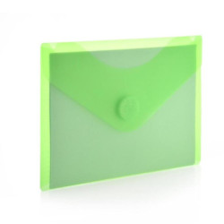 DOSSIER VELCRO A-6 OFFICE BOX VERDE TRANSPARENTE PTE 10U 90936