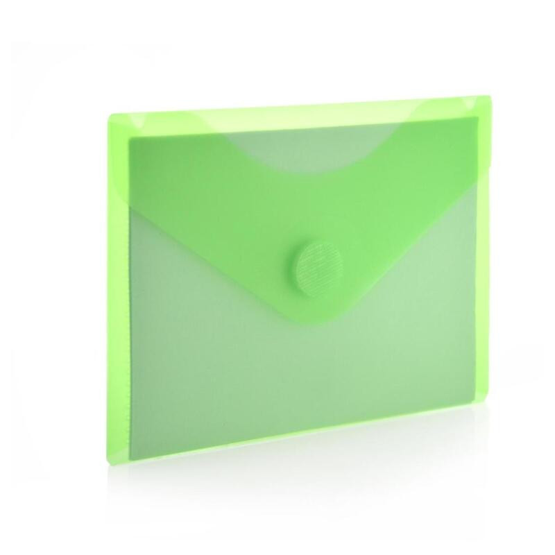 DOSSIER VELCRO A-6 OFFICE BOX VERDE TRANSPARENTE PTE 10U 90936