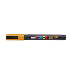 MARCADOR UNI-BALL POSCA PC-3M PUNTA REDONDA 0,9-1,3MM NARANJA MEDIO -3-