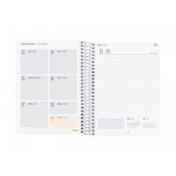 AGENDA ESPIRAL ESCOLAR FINOCAM22 COOL 1/8 1DP 22-23 AZUL+ 8º - 120X162 645020123