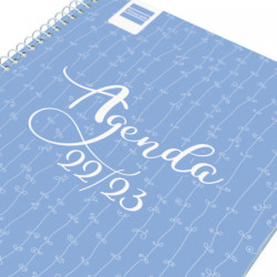 AGENDA ESPIRAL ESCOLAR FINOCAM22 COOL 1/8 1DP 22-23 AZUL+ 8º - 120X162 645020123