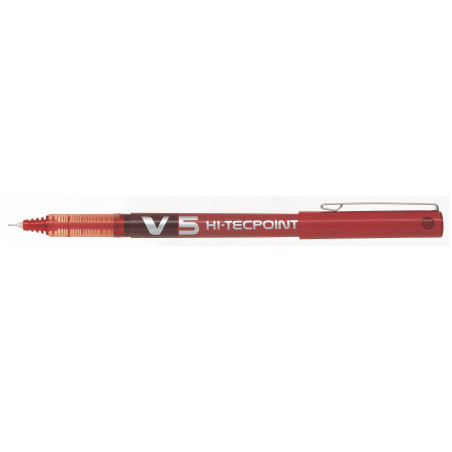 ROLLER V5 ROJO PUNTA AGUJA 0,5MM PILOT
