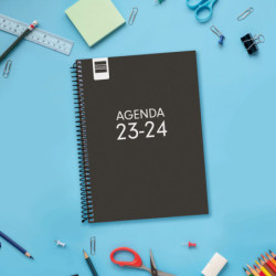AGENDA ESCOLAR FINOCAM23  COOL 1DP 23-24 NEGRO+ 8º - 120*164 645020324