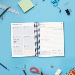 AGENDA ESCOLAR FINOCAM23  COOL 1DP 23-24 NEGRO+ 8º - 120*164 645020324