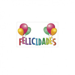 ETIQUETAS FELICIDADES ARGU IMPRESAS GLOBOS 37098