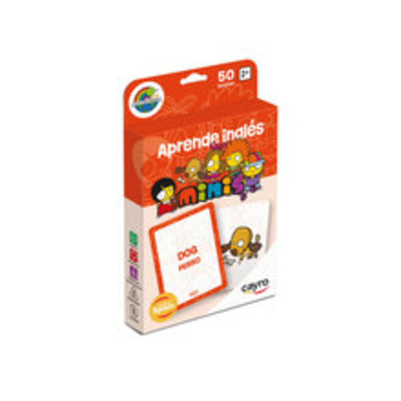 JUEGO CARTAS CAYRO APRENDE INGLES MINIS REF 769