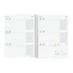 AGENDA ESPIRAL ESCOLAR FINOCAM22 COOL 1/4 SVH 22-23 TURQUESA+ 4º - 155X212 645040523