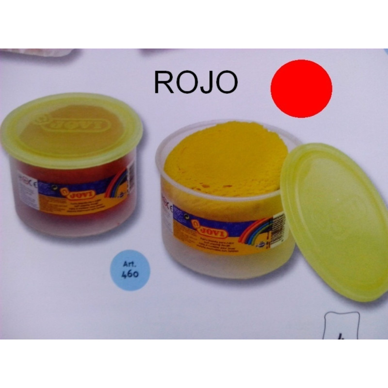 PLASTILINA JOVI BLANDIVER ROJA BOTE 125ML 450 C/5U