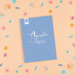 AGENDA ESPIRAL ESCOLAR FINOCAM22 COOL 1/4 1DP 22-23 AZUL+ 4º - 155X212 645060123