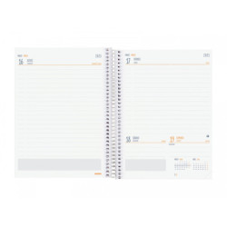 AGENDA ESPIRAL ESCOLAR FINOCAM22 COOL 1/4 1DP 22-23 AZUL+ 4º - 155X212 645060123