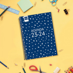 AGENDA ESCOLAR FINOCAM23  COOL 1DP 23-24 AZUL+ 4º - 155*212 645060124