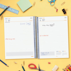 AGENDA ESCOLAR FINOCAM23  COOL 1DP 23-24 AZUL+ 4º - 155*212 645060124