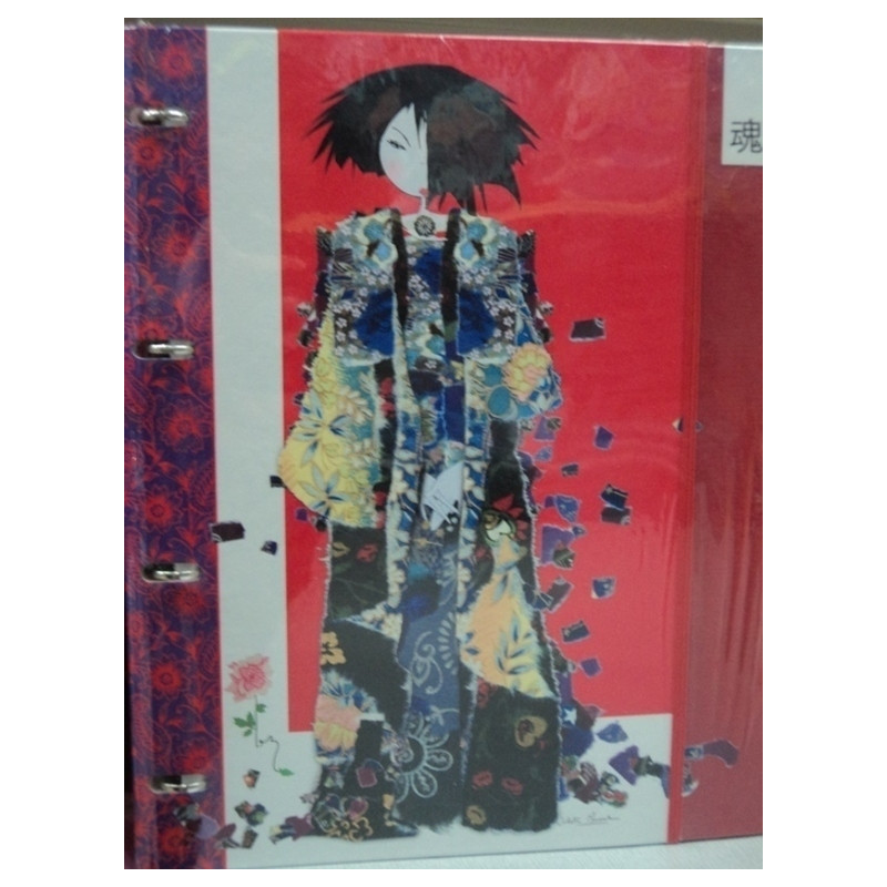 CUADERNO EUROPEAN A-4 4A RINGBOOK DOHE14 VIOLETA MONREAL TAMASHI 40002 ^