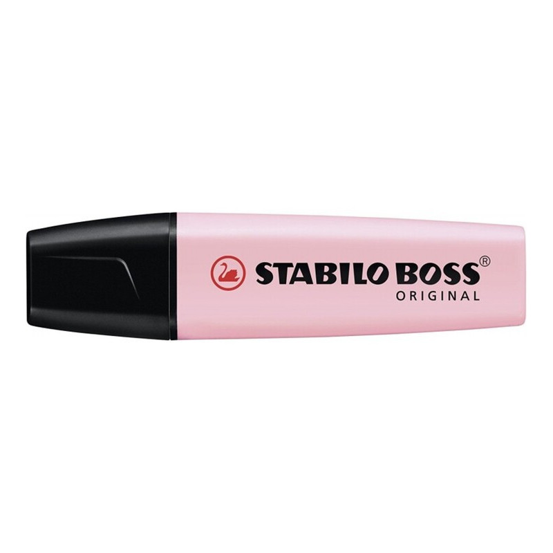 MARCD.FLUOR STABILO BOSS PASTEL RUBOR ROSA C/12U 70/129