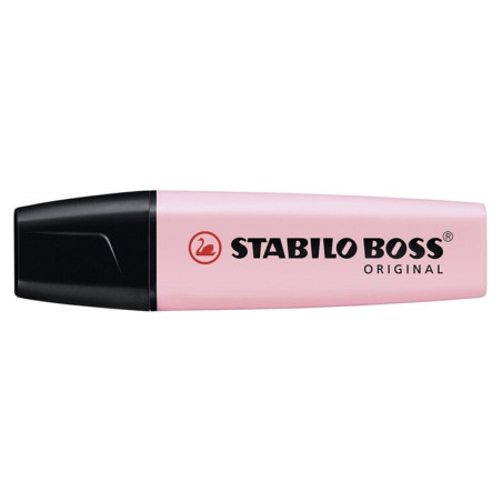 MARCD.FLUOR STABILO BOSS PASTEL RUBOR ROSA C/12U 70/129