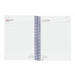 AGENDA ANUAL FINOCAM25 YEAR E10 (155*212) 1DP 2025 AZUL+ 741101025