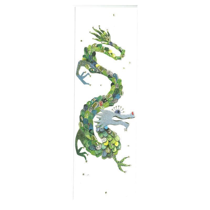 PUNTO LIBRO CARTON TURNOWSKY DRAGON GRABADO C/ORO ARGU 38668 ^