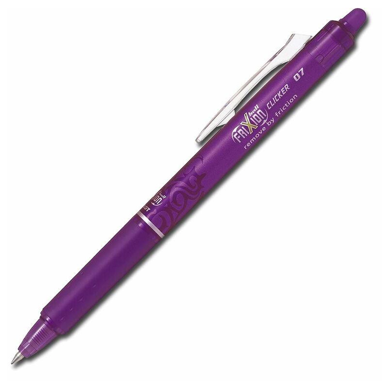 BOLIGRAFO PILOT FRIXION CLICKER RETRACTIL VIOLETA BLRT-FR7-V BLISTER UNIDAD