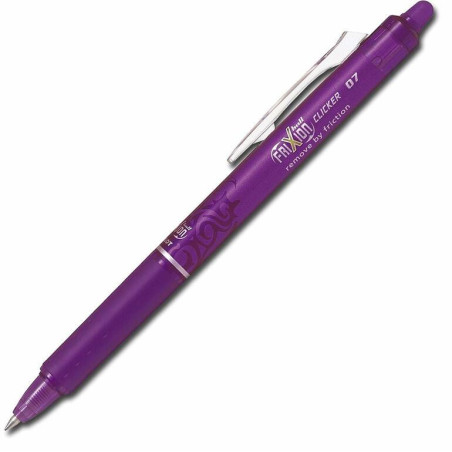 BOLIGRAFO PILOT FRIXION CLICKER RETRACTIL VIOLETA BLRT-FR7-V BLISTER UNIDAD