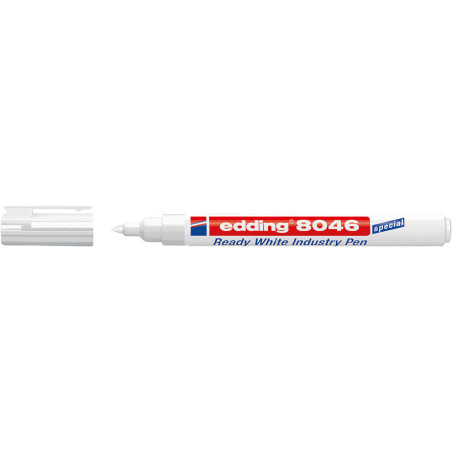 MARCD. EDDING Nº 8046 INDUSTRIAL PERMANENTE BLANCO UNIDAD BLISTER