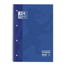 CUADERNO ENRI OXFORD SCHOOL EUROPEAN A-4  80H 5*5 AZUL 100430197