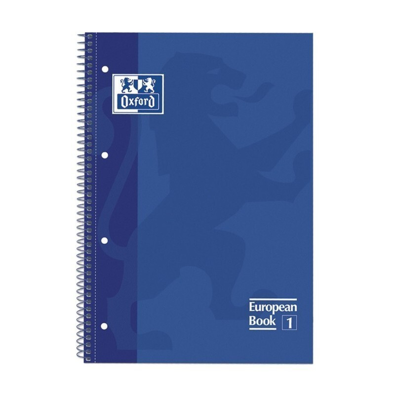 CUADERNO ENRI OXFORD SCHOOL EUROPEAN A-4  80H 5*5 AZUL 100430197