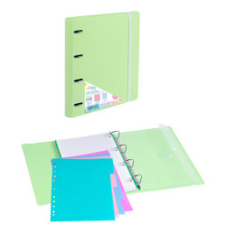 CARPEBLOC DEC RINGBOOK 4A A4 C/RECAMBIO CARCHIVO SOFT PASTEL POLYFOAM VERDE 12467421