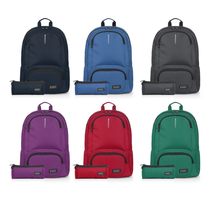 SET 6 MOCHILAS + 6 ESTUCHES TRIPLES GABOL22 IMPACT 232220 099