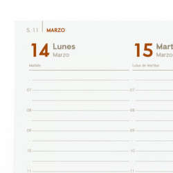 AGENDA ESPIRAL ANUAL YEAR E40 SV VERT. 2022 NEGRO+ FINOCAM22 742046022