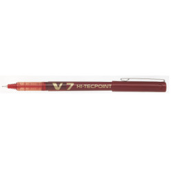 ROLLER V7 ROJO PUNTA AGUJA 0,7MM PILOT