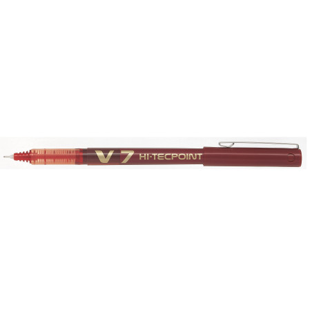 ROLLER V7 ROJO PUNTA AGUJA 0,7MM PILOT