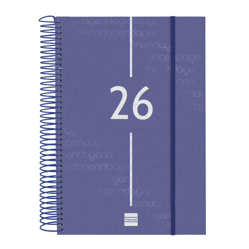 AGENDA YEAR E11 1DP 2026 AZUL+ FINOCAM26 742071026 175 X 29 X 242 MM