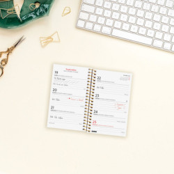 AGENDA ESPIRAL ANUAL DESIGN COL.E3 SV 2022 GOLDY+ FINOCAM22 742202622