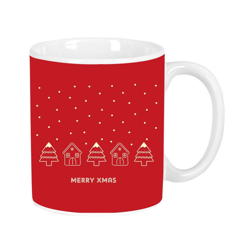 TAZA GRANDE CASITAS MERRY XMAS 342505914 SAFTA25 SEPTIEMBRE