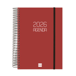 AGENDA OPAQUE E10 1DP 2026 BURDEOS+ FINOCAM26 742917426 175 X 29 X 212 MM