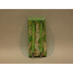 BOLIGRAFO Y PORTAMINAS ASTRO AUT. WITCH VERDE CAJA REGALO WIT1013 ^