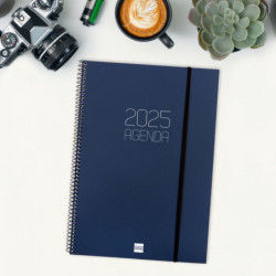 AGENDA ANUAL FINOCAM25 OPAQUE E40 (210*297) SVH 2025 AZUL+ 742781025