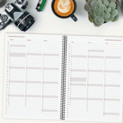 AGENDA ANUAL FINOCAM25 OPAQUE E40 (210*297) SVH 2025 AZUL+ 742781025