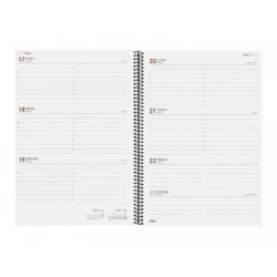 AGENDA ANUAL FINOCAM25 OPAQUE E40 (210*297) SVH 2025 AZUL+ 742781025
