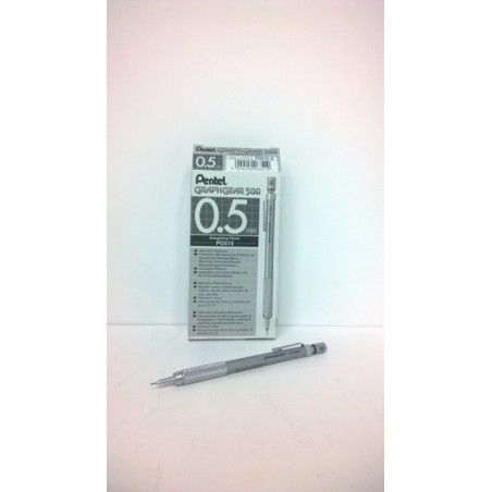 PORTAMINAS 0,5MM PENTEL GRAPHGEAR 500 0,5MM METAL UNIDAD ^