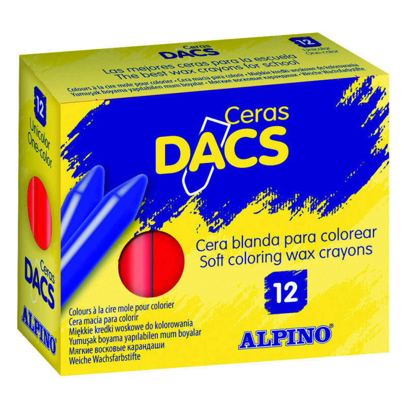 CERAS CJ.12u. AZUL CLARO DACS ALPINO