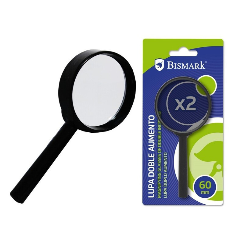 LUPA DOBLE AUMENTO DIAMETRO 60MM BISMARK 316984 POESSA UNIDAD