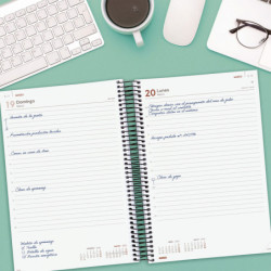 AGENDA ANUAL OPAQUE E11 1DP 2023 NEGRO+ E11 -  165*242 742876023 FINOCAM23