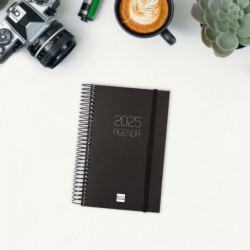 AGENDA ANUAL FINOCAM25 OPAQUE E5 (117*181) 1DP 2025 NEGRO+ 742906025