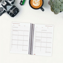 AGENDA ANUAL FINOCAM25 OPAQUE E5 (117*181) 1DP 2025 NEGRO+ 742906025