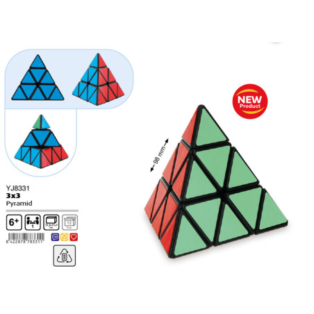 JUEGO INTELIGENCIA PIRAMIND PUZZLE PIRAMIDE YJ8331 CAYRO