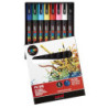 MARCADOR UNI-BALL POSCA PC-3M/8C PUNTA REDONDA SURTIDO C/8U