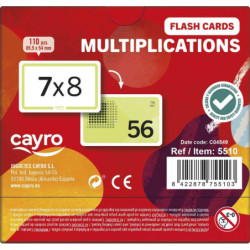 JUEGO CARTAS CAYRO MULTIPLICATIONS REF 5510