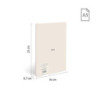 LIBRETA A5 MILAN ENCOLADA 48H CUADRO 5*5 95G 430 SINCE 1918 BEIGE 57253G48BG UNIDAD